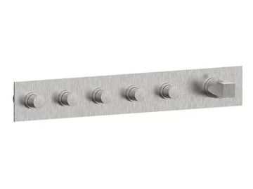 ALINE 49600V5 - 6 hole thermostatic stainless steel shower mixer by Rubinetterie Frattini - view 2